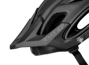 7 iDP M2 Helmet Visor - Black-Gloss Black