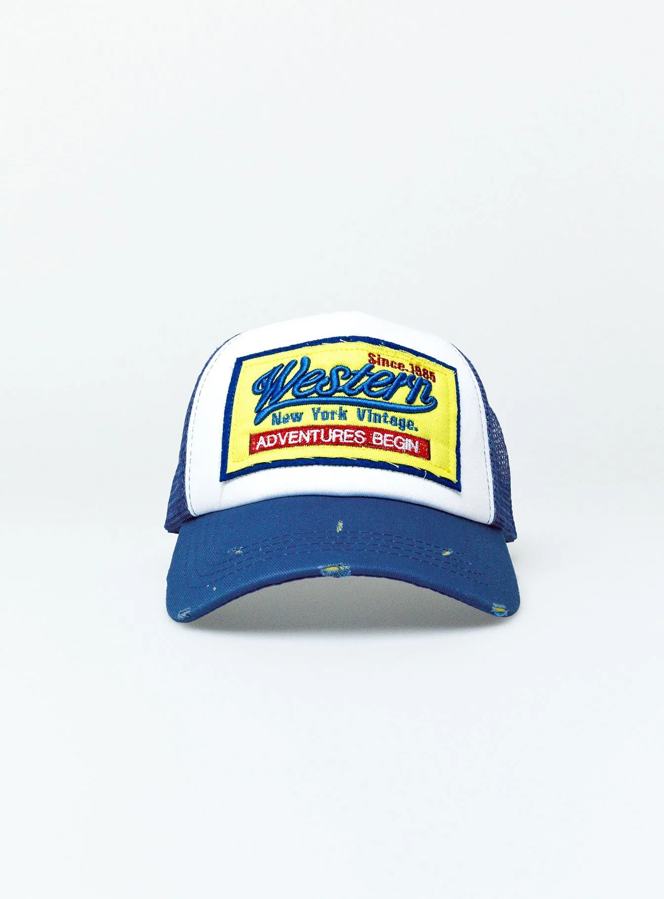 Adventures Trucker Hat Blue