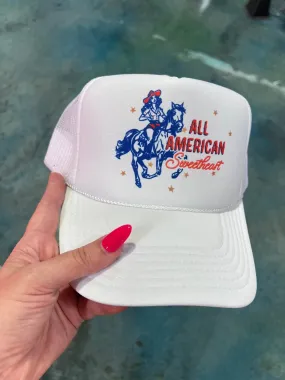 All American Sweetheart Foam Trucker Hat