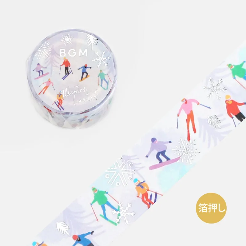 BGM Winter Limited Masking Tape - Ski