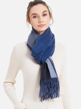 Blue Ombre Cashmere Scarf