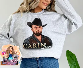 Carin Leon Black sombrero Ash Sweatshirt