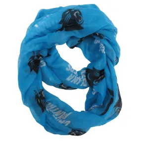 Carolina Panthers Sheer Infinity Scarf Alternate