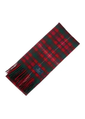 Clan Tartan Scarf - MacKinnon Red Modern