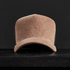 Corduroy Trucker Hat - Chestnut