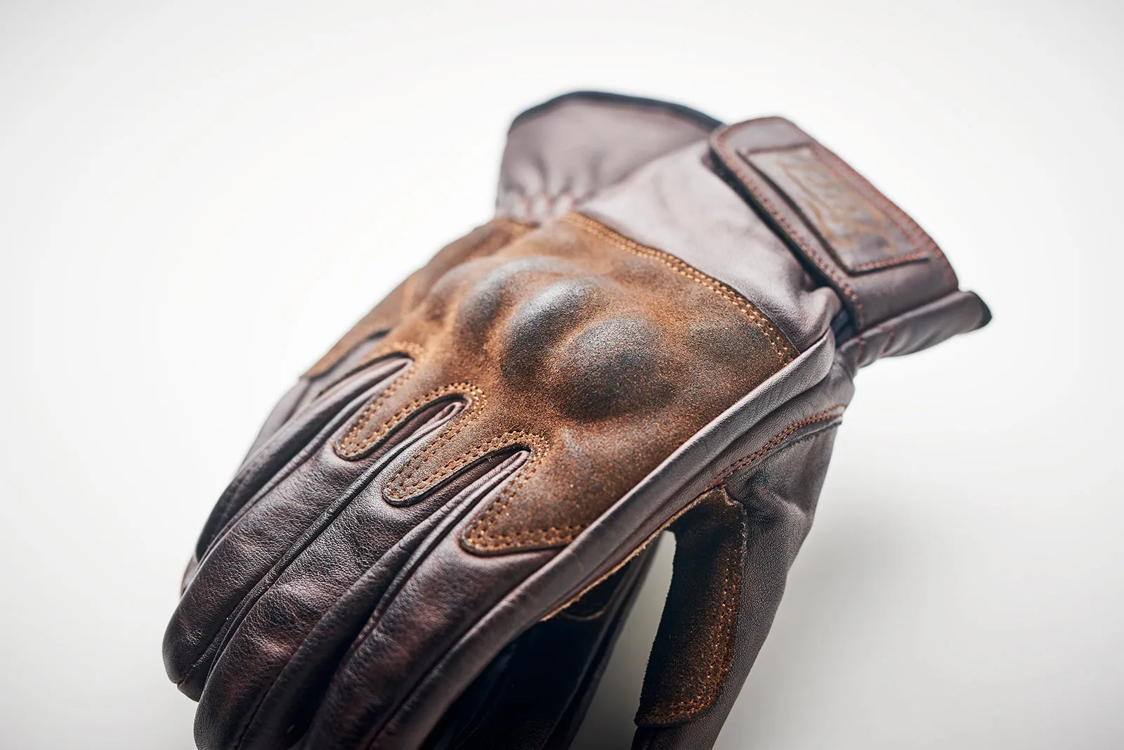 Fuel Ladies Rodeo Motorcycle Gloves - Brown