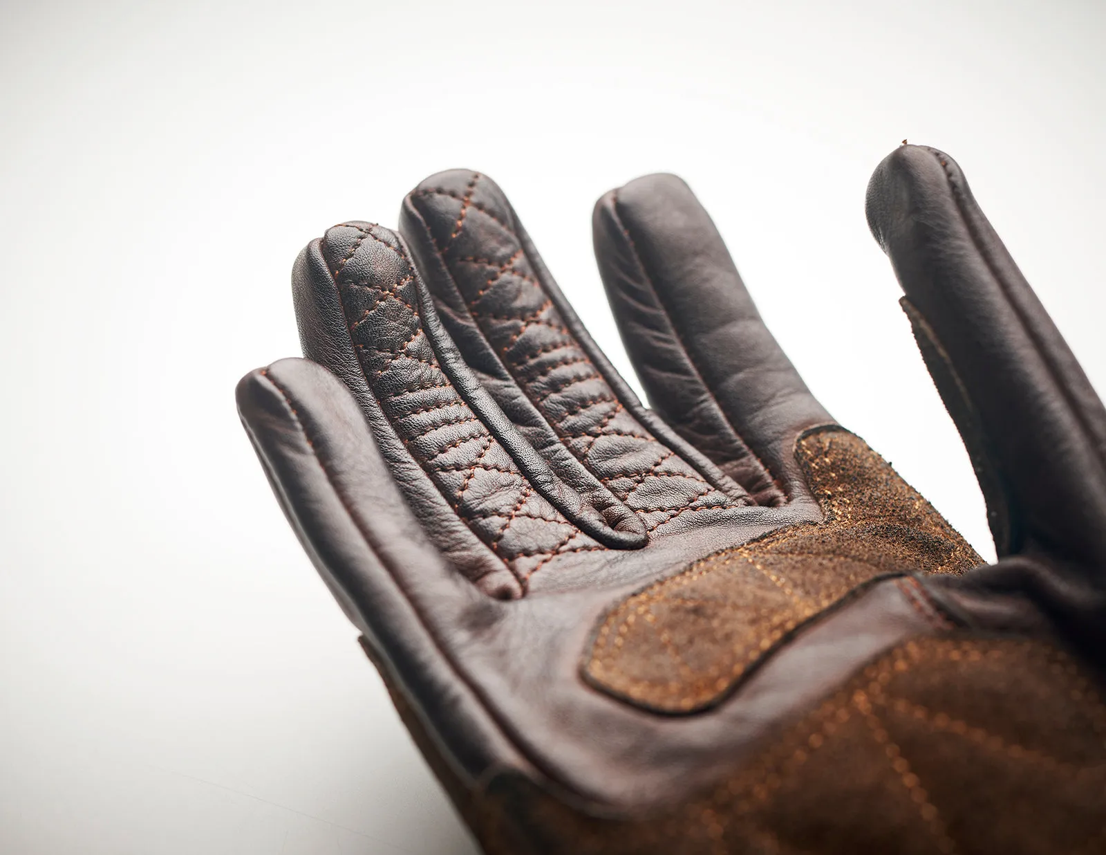 Fuel Ladies Rodeo Motorcycle Gloves - Brown