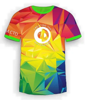 Geometric Rainbow Jersey