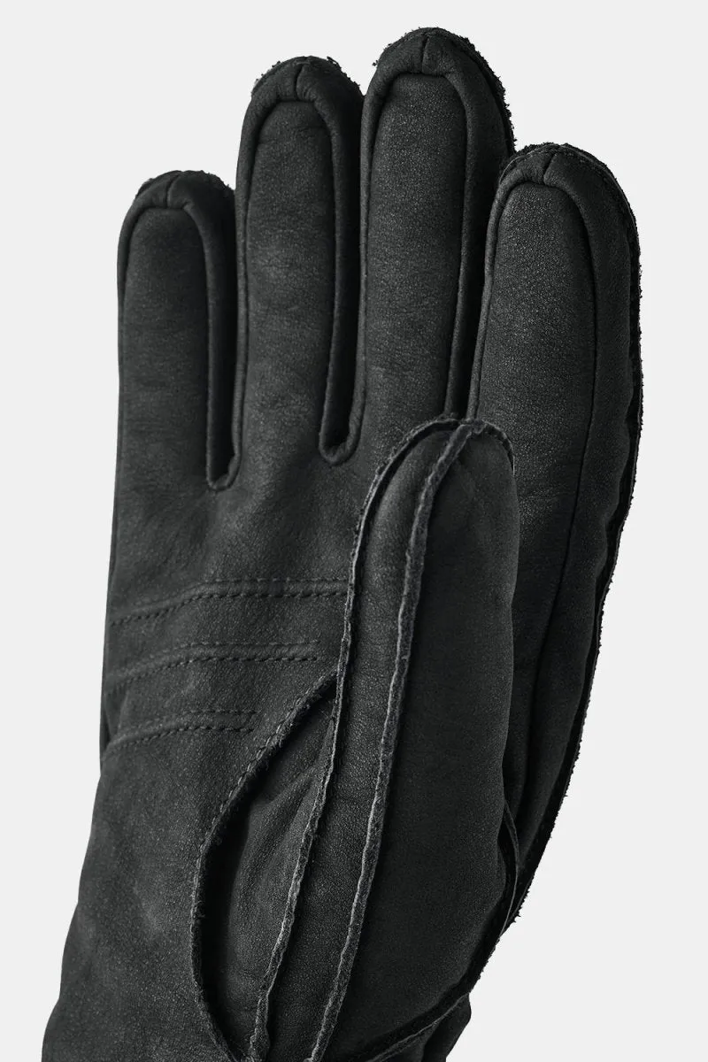 Hestra Joar Nubuck Leather Gloves (Black)