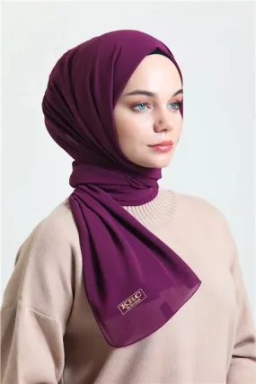 Karaca Crepe Lux Chiffon Hijab - Berry