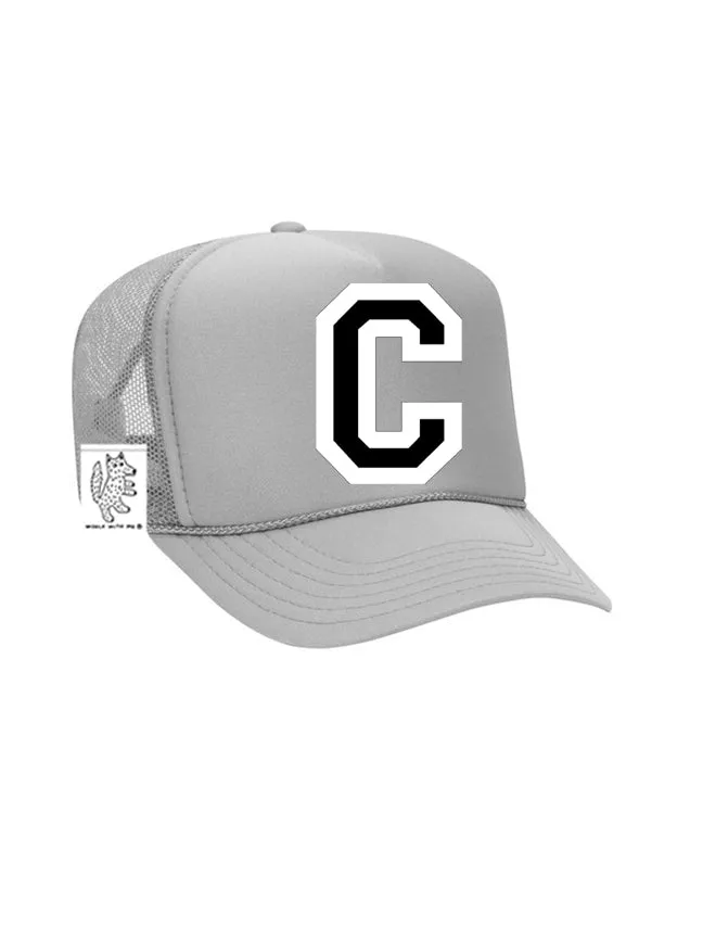 KIDS Trucker Hat Shark (Gray)