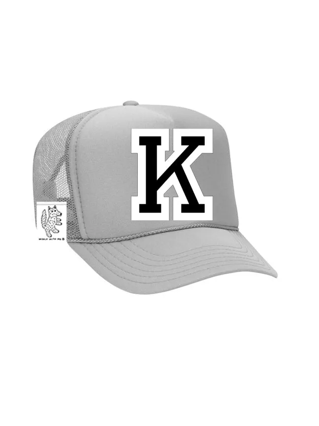 KIDS Trucker Hat Shark (Gray)