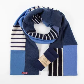 Let's Set Sail Scarf and Navy Fingerless Gloves