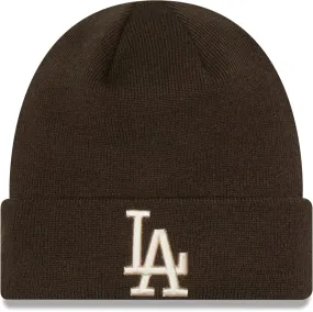 Los Angeles Dodgers New Era League Essential Team Cuff Brown Beanie