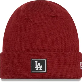 Los Angeles Dodgers New Era Team Cuff Hard Red Beanie