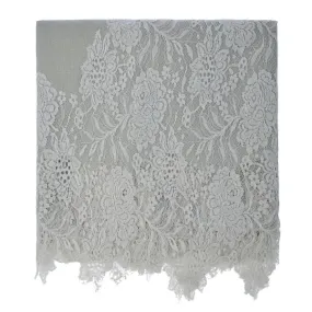 Malaga Lace Pashmina - Grey