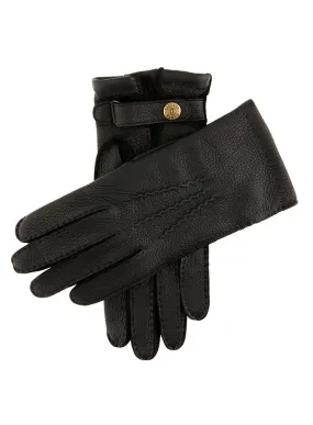 Men's Heritage Handsewn Three-Point Cashmere-Lined Deerskin Leather Gloves