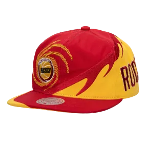 Men's Houston Rockets Mitchell & Ness HWC Spiral Snapback Cap