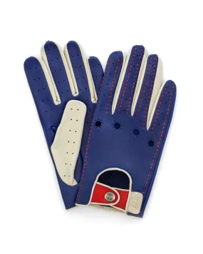 MULSANNE 24 Heures du Mans - Ladies Driving Gloves - Tour de France Blue/Racing Red/Bianco Italia