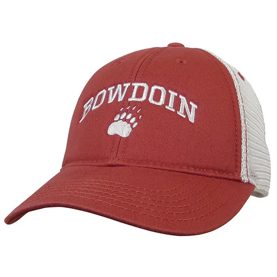 Original Trucker Hat with Bowdoin & Paw from Legacy