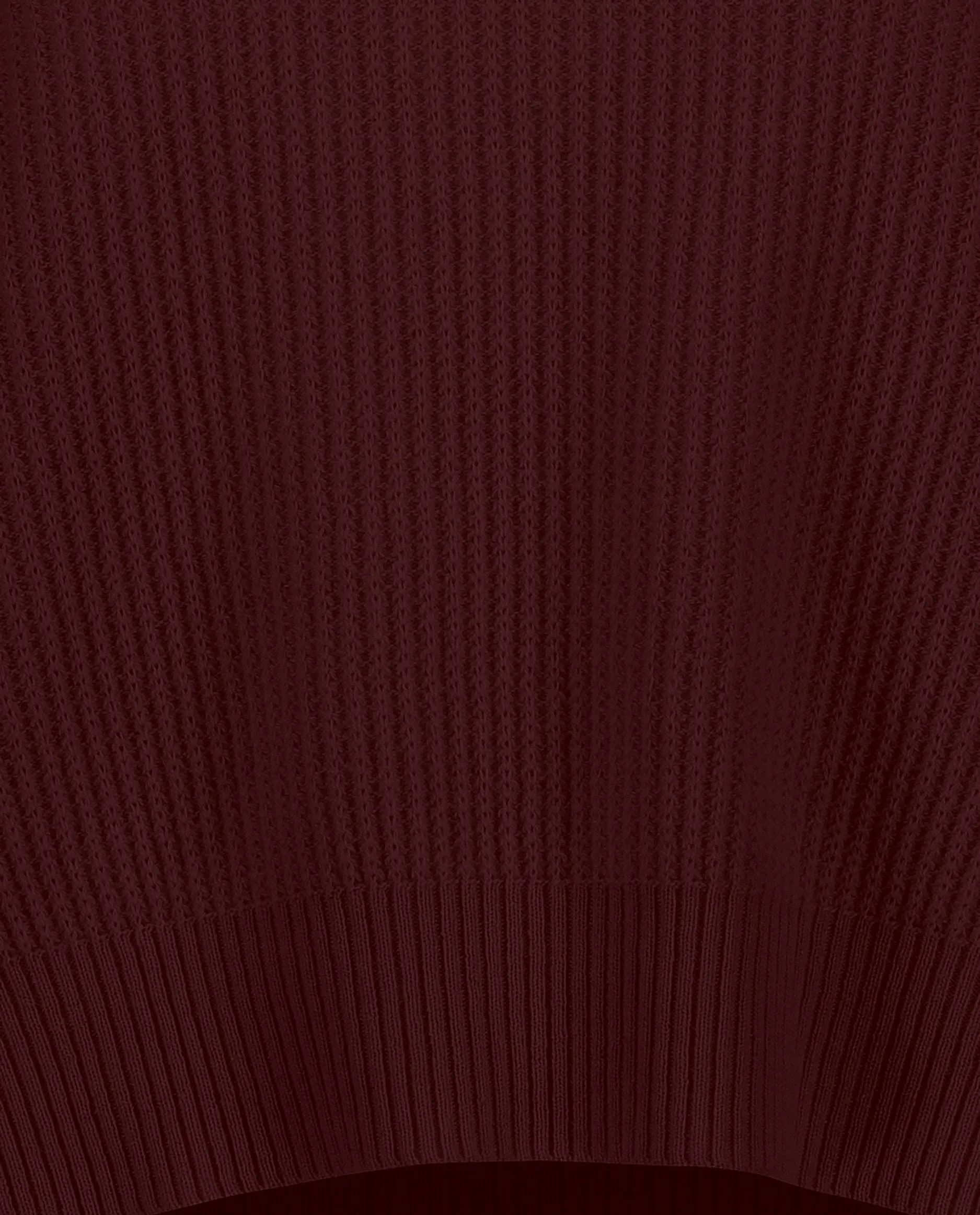 Rundhals Pullover aus Cashmere in Rot