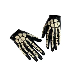 Skeleton Cropped Gloves