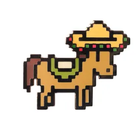 Stardew Valley - Pixel Sombrero Horse Pin