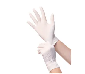 White Disposable Gloves Diamond - Nitrile Exam Gloves 4ml CDWNCF42