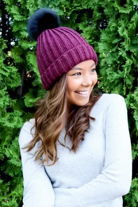 Winter Weekend Pom-Pom Beanie