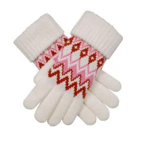 Women’s Jacquard Fair Isle Knitted Gloves