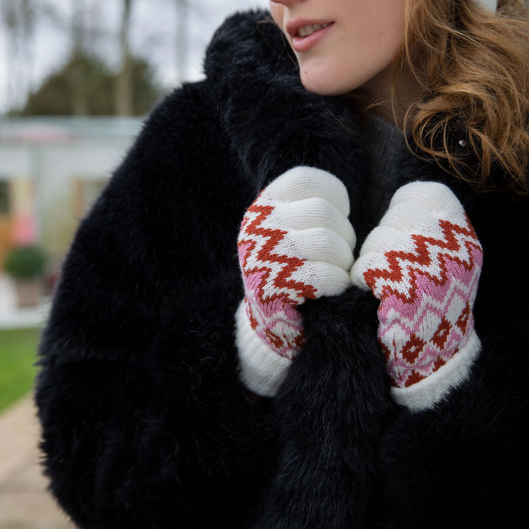 Women’s Jacquard Fair Isle Knitted Gloves